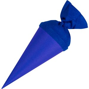 Goldbuch knutselschooltas met viltsluiting 15 cm blauw