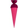 Goldbuch knutselschooltas met gekleurde viltsluiting 35 cm roze