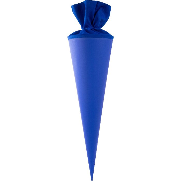 Goldbuch knutsel schooltas 50 cm gekleurd karton blauw vilt sluiting 19 cm diameter