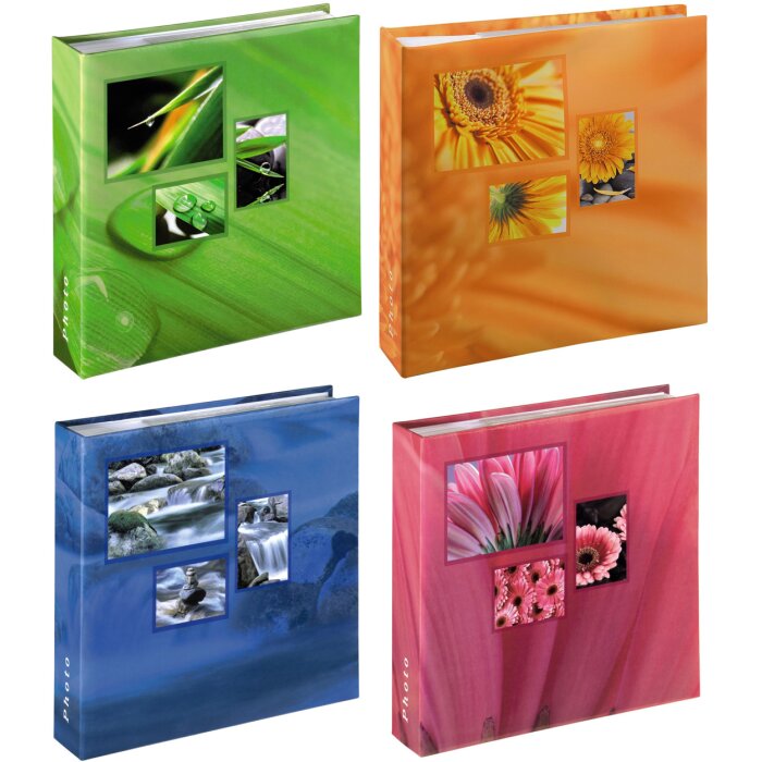 Hama insteekalbum Singo 100 200 fotos 10x15 cm Blauw Groen Oranje Roze