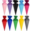 Goldbuch knutsel schooltas 15 cm met vilten sluiting gekleurd karton