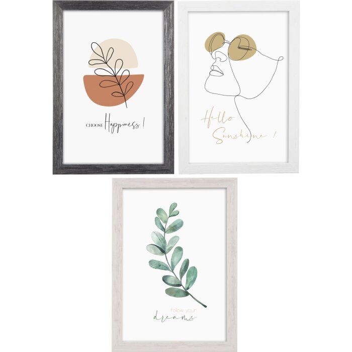 Goldbuch fotolijst Zoe MDF houtlook blokprofiel 10x15 cm tot 30x40 cm