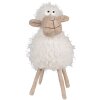 Clayre & Eef 65274 Decoratie Schaap 16x16x30 cm Wit