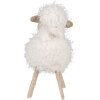 Clayre & Eef 65274 Decoratie Schaap 16x16x30 cm Wit