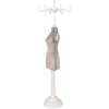 Clayre & Eef 65311 Sieradenstandaard 12x12x39 cm Beige Wit