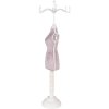 Clayre & Eef 65312 Sieradenstandaard 12x12x39 cm Paars Wit