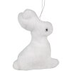 Clayre & Eef Hanger Sieraden Konijn Wit 7x3x10 cm