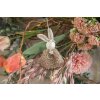 Clayre & Eef 65354 Decoratieve hanger konijn 8x3x16 cm Bruin