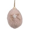 Clayre & Eef 65355 Decoratieve hanger ei Ø 5x7 cm Roze