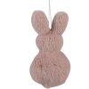Clayre & Eef 65360 Decoratieve hanger konijn 6x2x11 cm Roze