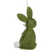 Clayre & Eef 65375 Hanger Konijn Groen 6x1x10 cm