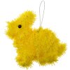 Clayre & Eef 65504 Decoratiehanger Konijn 11x5x14 cm Geel