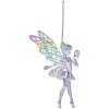 Clayre & Eef 65607 Hanger Fee Decoratie 9x1x15 cm Zilverkleurig