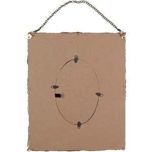 Clayre & Eef 2F1052 Fotolijst 23x3x28 cm / 10x15 cm Goudkleurig