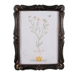Clayre & Eef 2F1068 Fotolijst 16x2x21 cm / 13x18 cm Zwart Bruin