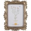 Clayre & Eef 2F1071 Fotolijst 17x2x22 cm / 10x15 cm Goudkleurig