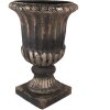 Clayre & Eef 5MG0024 Bloempotdecoratie Bruin Zwart Ø 49x72 cm