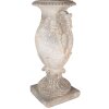 Clayre & Eef 5MG0035 Decoratie Bloempot 34x26x60 cm Beige Grijs