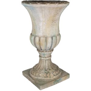Clayre & Eef 5MG0038 Bloempot Groen Beige 44x44x75 cm Decoratie