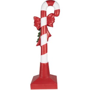 Clayre & Eef 5PR0127 Snoepstokdecoratie 35x23x100 cm Rood Wit
