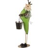 Clayre & Eef 5Y1219 Decoratieve Vogel Groen 30x15x83 cm Stijlvol Tuinontwerp