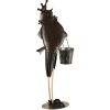 Clayre & Eef 5Y1219 Decoratieve Vogel Groen 30x15x83 cm Stijlvol Tuinontwerp