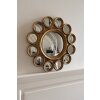 Clayre & Eef 62S285 Spiegel Ø 45x2 cm Goudkleurig