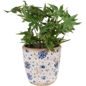 Clayre & Eef 6CE1658L Bloempot Ø 16x16 cm...