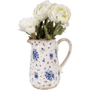 Clayre & Eef 6CE1660M Sierkan 16x12x18 cm Beige Blauw