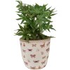 Clayre & Eef 6CE1661L Decoratie Bloempot Ø 16x16 cm Beige Roze