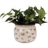 Clayre & Eef 6CE1662L Decoratie Bloempot Ø 20x15 cm Beige Roze