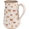 Clayre & Eef 6CE1663L Decoratiekan 21x15x23 cm Beige Roze