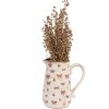 Clayre & Eef 6CE1663L Decoratiekan 21x15x23 cm Beige Roze