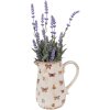 Clayre & Eef 6CE1663M Decoratiekan 16x12x18 cm Beige Roze