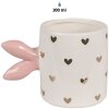 Clayre & Eef 6CE1686 Mok Witgoud 13x9x9cm 300ml Elegant Ontwerp