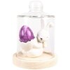 Clayre & Eef 6CE1700 Eierdop Bunny Wit 10x6x11 cm Landelijke stijl