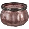Clayre & Eef 6GL4380 Theelichthouder Roze Ø 9x6 cm