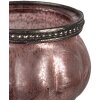 Clayre & Eef 6GL4380 Theelichthouder Roze Ø 9x6 cm