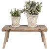 Clayre & Eef 6H2314 Plantentafel Bruin 44x18x20 cm Landelijke stijl Hout