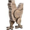 Clayre & Eef 6H2321 Decoratieve Kip 23x12x28cm Bruin - Stijlvolle landelijke woondecoratie