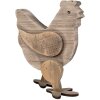 Clayre & Eef 6H2321 Decoratieve Kip 23x12x28cm Bruin - Stijlvolle landelijke woondecoratie
