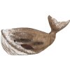 Clayre & Eef 6H2341 Decoratie Walvis 39x15x21 cm Bruin Wit