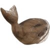 Clayre & Eef 6H2341 Decoratie Walvis 39x15x21 cm Bruin Wit