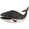 Clayre & Eef 6H2349 Decoratieve Walvis 36x15x23 cm Zwart Wit