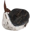 Clayre & Eef 6H2349 Decoratieve Walvis 36x15x23 cm Zwart Wit