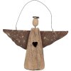 Clayre & Eef 6H2351 Engelen Decoratie Bruin 18x2x14/18 cm
