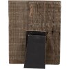 Clayre & Eef 6H2358 Fotolijst met Klem Bruin 16x3x21 cm