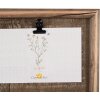 Clayre & Eef 6H2363 Fotolijst met klemmen Bruin 20x3x30 cm