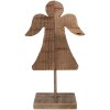 Clayre & Eef 6H2374 Decoratieve Engel Bruin 18x8x30 cm