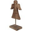 Clayre & Eef 6H2374 Decoratieve Engel Bruin 18x8x30 cm